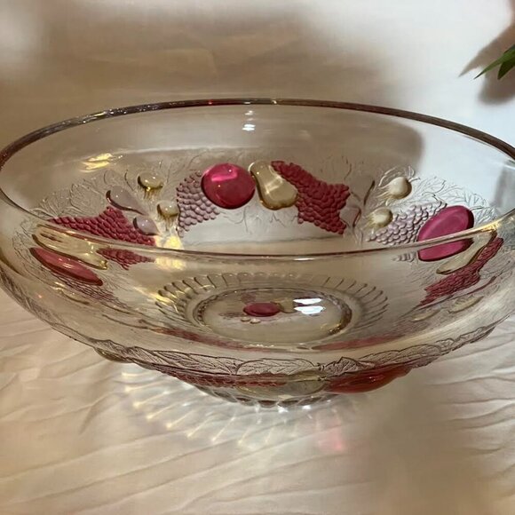 Westmoreland Glass Della Robbia Fruit Bowl Vintage EUC - Picture 9 of 14